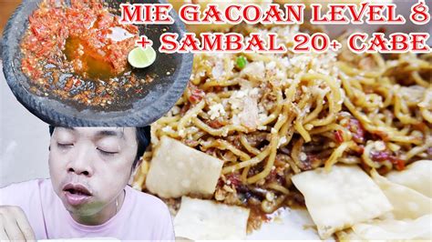 Mukbang Mie Terpedas Mie Gacoan Level Sambal Geprek Cabe