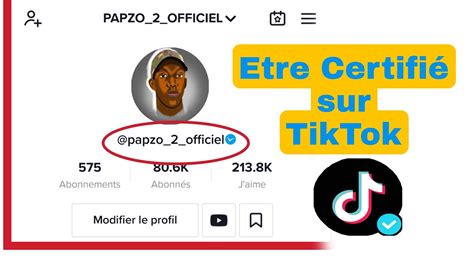 Comment etre Certifié ou etre Vérifié sur son Compte TikTok en 2022