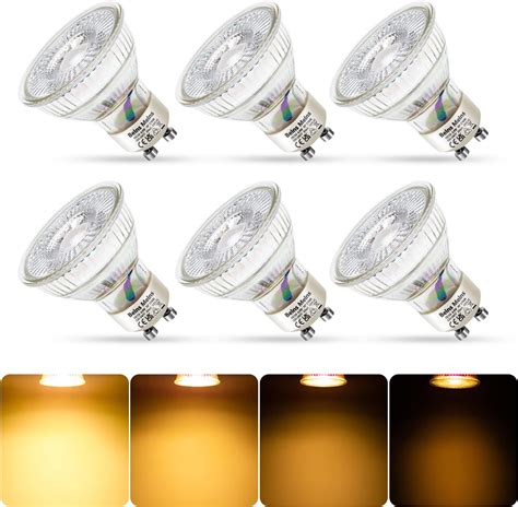 Gu10 Led Spotlight Bulbs Dimmable Warm White 2700k 50w Halogen Bulb