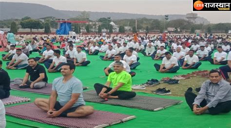 Jaipur Rajasthan University Today Yoga Camp On The Theme Of Har Dil