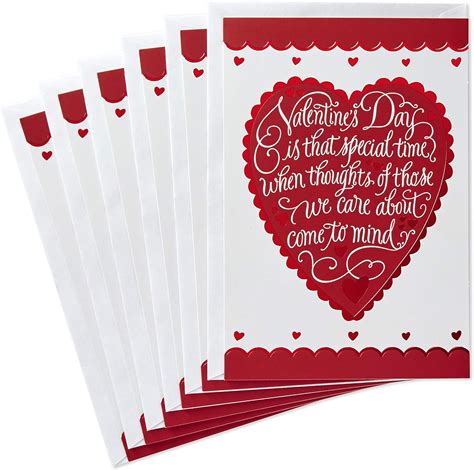 Hallmark Valentines Day Cards Pack Heart Valentine Cards With