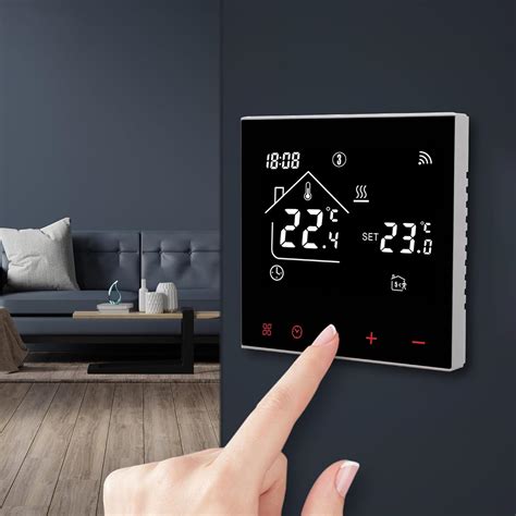 Thermostat D Ambiance Num Rique Mural Manuel Automatique Pour