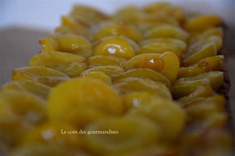 Tarte crème brûlée et mirabelles Le coin des gourmandises