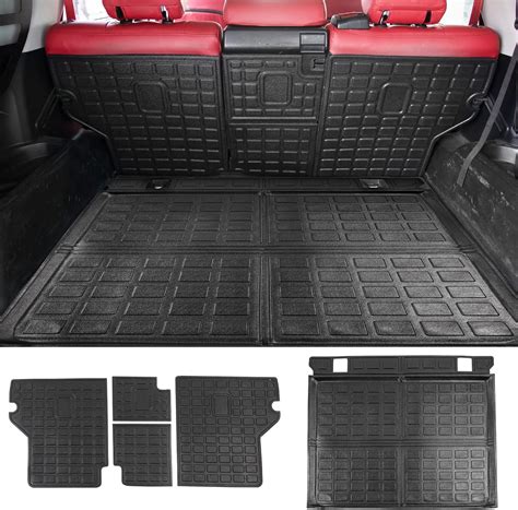 Powoq Cargo Mat Compatible With 2010 2023 Toyota 4runner Back Seat Protector