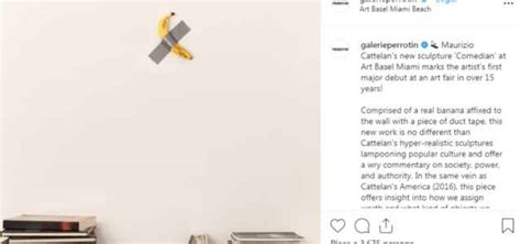 Maurizio Cattelan Banana Attaccata Al Muro Da 120 Mila Euro Ironia