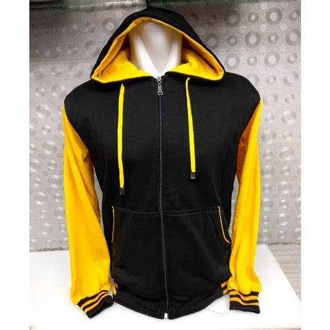 Jual Jaket Hoodie Varsity Zipper Raglan Polos Unisex Pria And Wanita