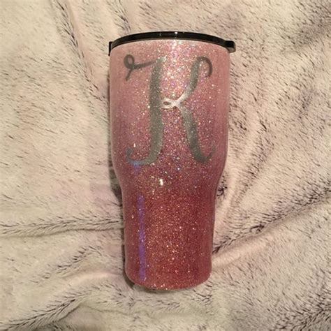 Glitter Ombre Tumbler Rtic Or Similar Personalized Etsy