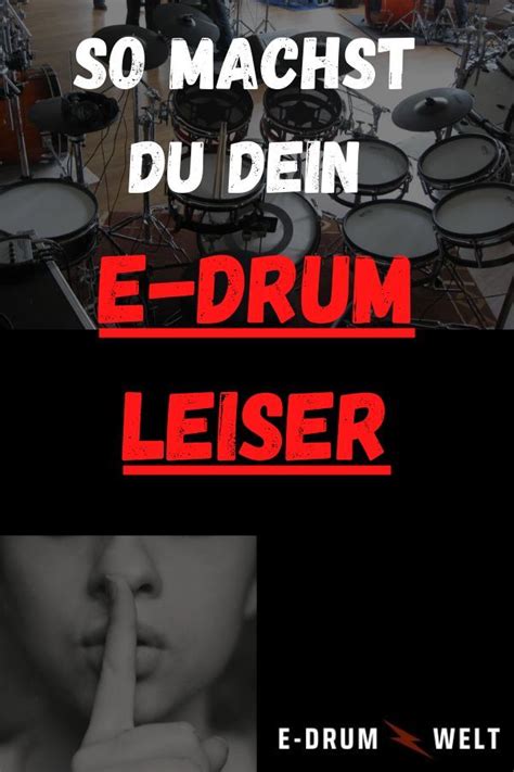 E Drum Leiser Machen So Gehts E Drum Leise Elektronisches