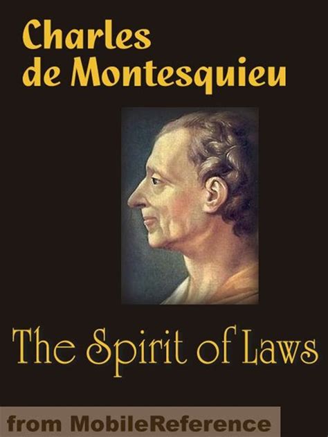 Montesquieu The Spirit Of Laws