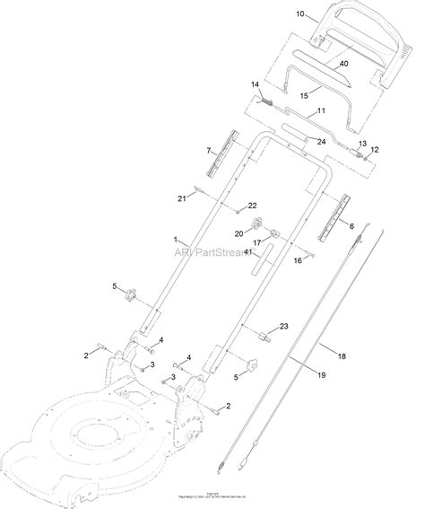 Toro 20332 22in Recycler Lawn Mower 2016 Sn 316045000 316999999 Parts Diagram For Handle