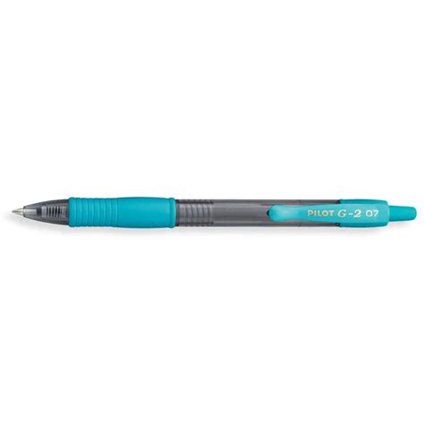 Pilot G2 Turquoise Fine Point Gel Pen 07 Mm 31176