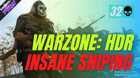 Call Of Duty Warzone Hdr Sniper Insane Shots Youtube