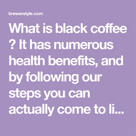 Exploring The Bold And Bitter What Is Black Coffee And Why You Dont