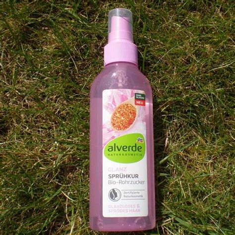 Test Alverde Glanz Sprühkur Bio Rohrzucker Alverde Glanz Sprühkur Bio Rohrzucker Pinkmelon