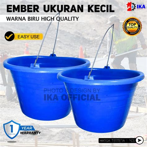 Jual Ember Plastik Warna Kecil Biru Tua Biru Muda Biru Tosca Ember Cor