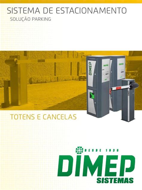 Pdf Sistema De Estacionamento Dimep Sistemas De Ponto De