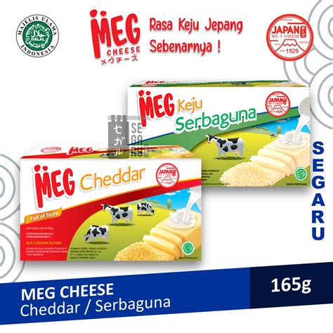 Jual MEG Cheese Keju Jepang 165 Gram Shopee Indonesia