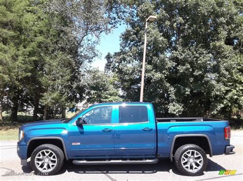 2017 Stone Blue Metallic GMC Sierra 1500 SLT Crew Cab 4WD 135068328