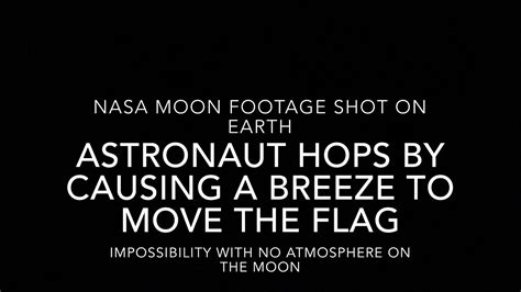 Flag On The Moon Moved By Wind As Astronaut Hops By YouTube