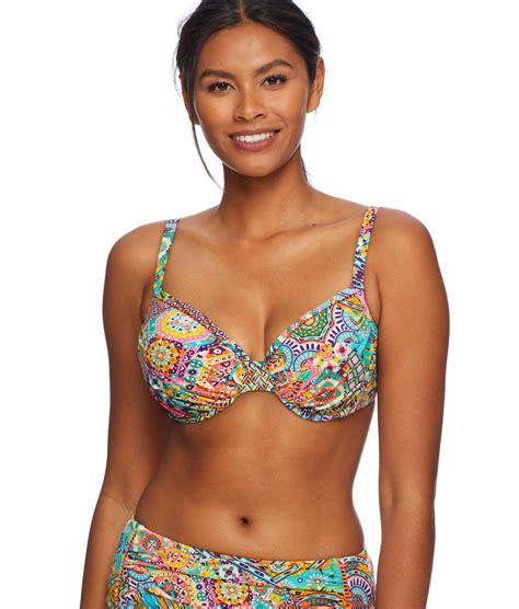 Bleu Rod Beattie Seriously Sunny Underwire Bikini Top D Dd Cups