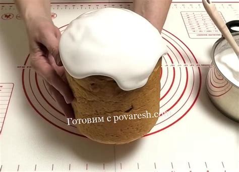 Глазурь на желатине для куличей, которая не крошится и не липнет