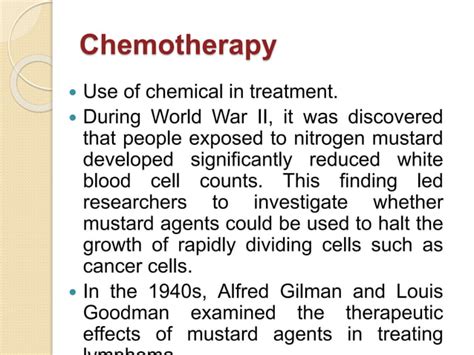 Chemotherapy Of Cancer Ppt