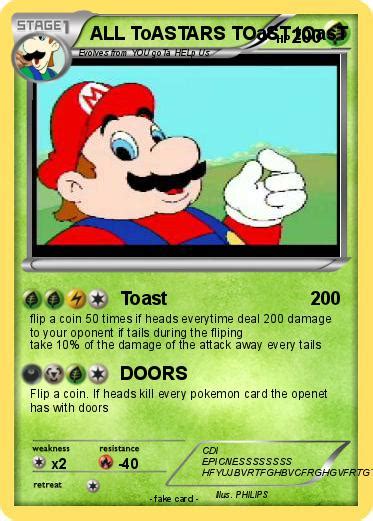 Pokémon All Toastars Toast Toast Toast My Pokemon Card