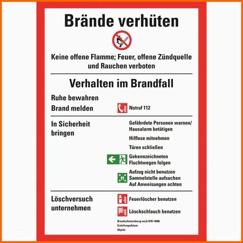 Beste Brandschutzordnung Für Teil C Nach Din Für Personen Mit