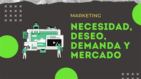 Necesidad Deseo Demanda Producto Y Mercado Conceptos Básicos De