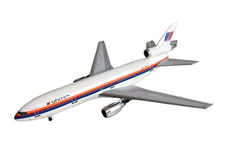 United Airlines Douglas DC-10-30 N1853U Saul Bass Livery AeroClassics AC411238 Scale 1:400 ...