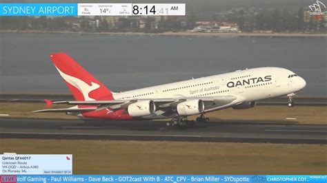 Live Sydney Airport Atc Tower Plane Spotting Morning Rush W Tim