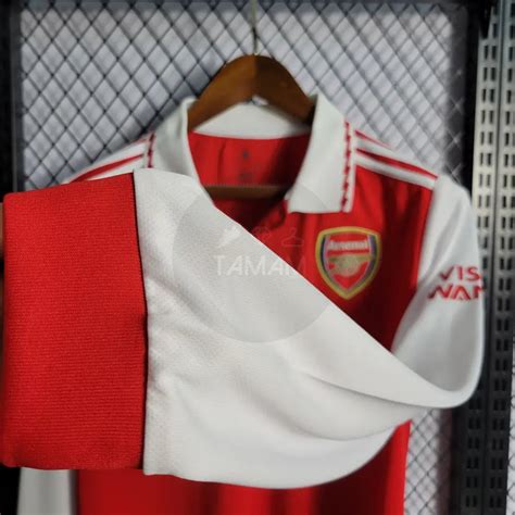 Arsenal Home Kit 2223 Long Sleeves Sleeves Football Jersey