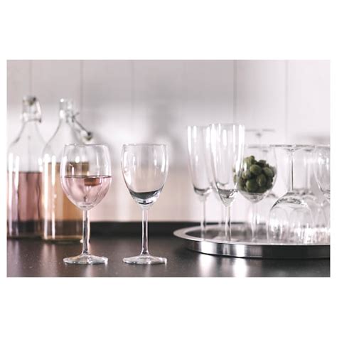 Svalka Clear Glass Wine Glass Ikea