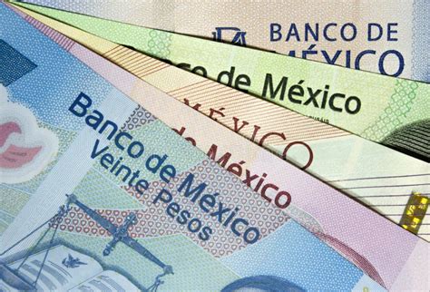 Mexican peso bills. stock photo. Image of currency, arrangement - 49396410