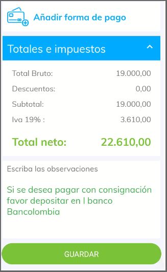 Elaborar Factura De Venta Electr Nica Desde La App M Vil Portal De