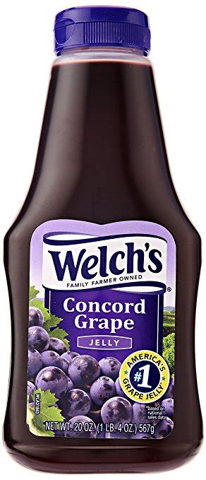 Welchs Grape Jelly Large 567g Squeezable Welchs American Food Store