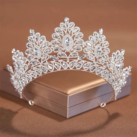 Couronne De Mariage Baroque Pour Femmes Diad Mes De Mari E Reine De F