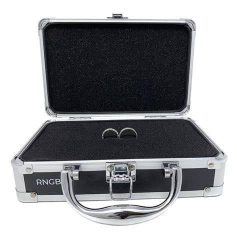 Ring Security Briefcase With Ring Holder Inside Ring Bearer Case