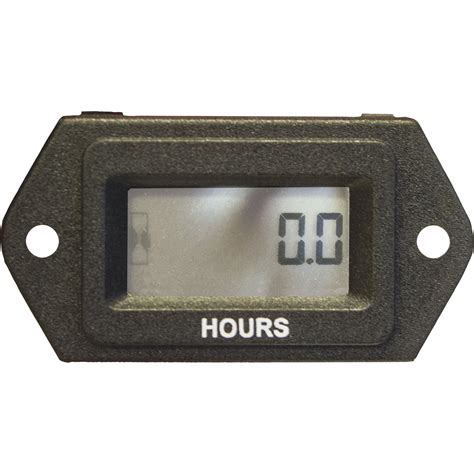 Gdi Hour Meter With Hole Bezel Fits Machinery With In X In