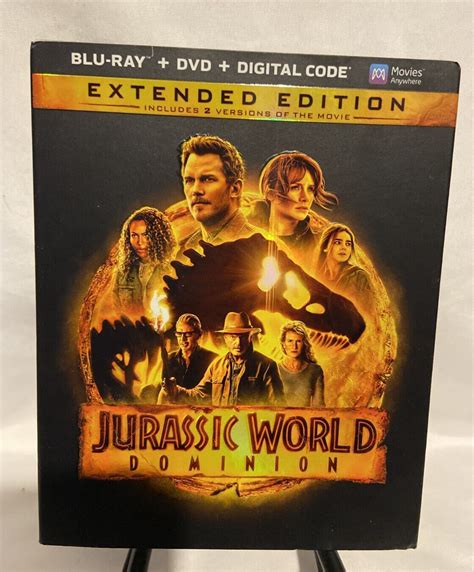 Jurassic World Dominion Blu Ray Dvd Digital Chris Pratt Bryce