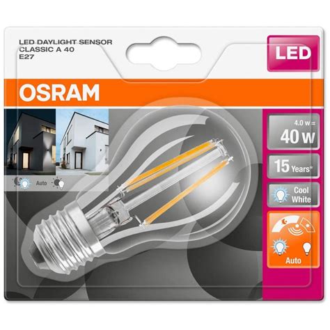 Osram Led Daylight Classic D Mmerungssensor W W Leuchtmittel E N