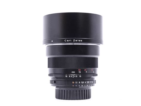 Used Zeiss Planar T Zf Mm F Zf Nikon Fit Mpb