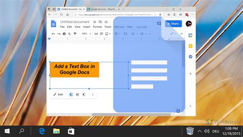 How To Insert A Text Box In Google Docs Or Sheets Winbuzzer