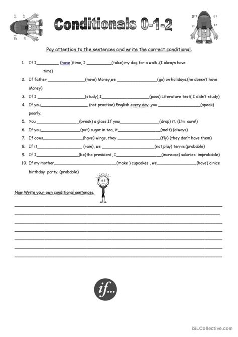 Conditionals 0 1 2 English ESL Worksheets Pdf Doc