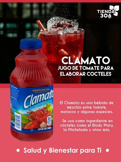 Clamato Jugo De Tomate Para Elaborar Cocteles Tienda 306 Naked