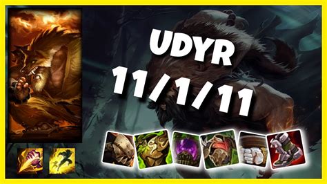 Udyr S Jungle Challenger Replay Korean Youtube