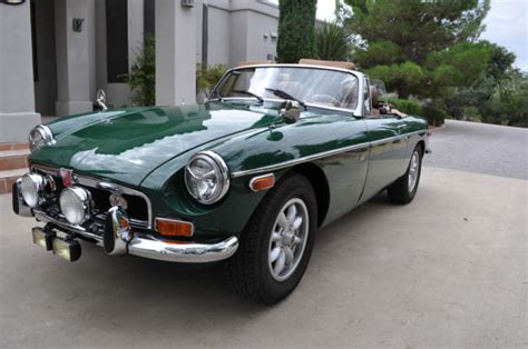 Mgb British Racing Green With A C Speed Gps Much More For