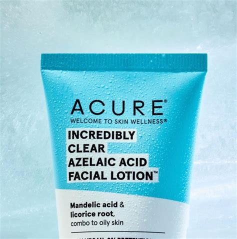 Acure Loción facial de ácido azelaico increíblemente transparente