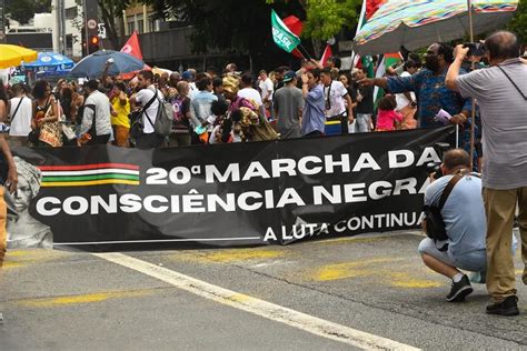 São Paulo Marcha da Consciência Negra nesta segunda diz não ao racismo