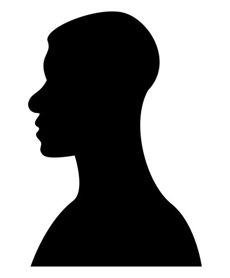 African Man Profile Silhouette 10429584 Vector Art At Vecteezy